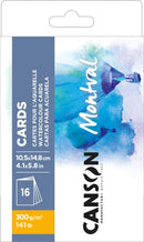 Canson Montval 10.5X14.8CM 16 Sheets Coldpressed Postcard