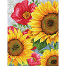 Diamond Dotz 35x27cm Diamond Painting Kit Poppies & Sunflowers