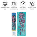 Diamond Dotz 27x75cm Diamond Painting Kit Octopus Dance