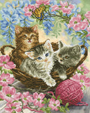 Diamond Dotz 50x40cm Diamond Painting Kit Kitty Knits