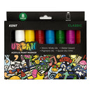 Kent Urban 10mm Nib Classic Paint Markers Pack of 8