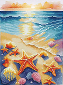 Diamond Dotz 30x40cm Diamond Painting Stretched Kit Pearls of the Shore