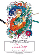 Jasart Adult A4 Draw & Wash Book Fantasy