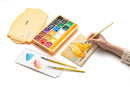 Himi Gouache Jelly Cup Set of 18 x 30g Yellow Case