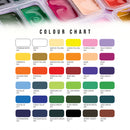 Himi Gouache Jelly Twin Cup Set of 36 x 12g Purple Case