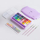 Himi Gouache Jelly Twin Cup Set of 36 x 12g Purple Case