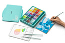 Himi Gouache Jelly Twin Cup Set of 48 x 12g Green Case