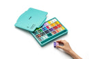 Himi Gouache Jelly Twin Cup Set of 48 x 12g Green Case