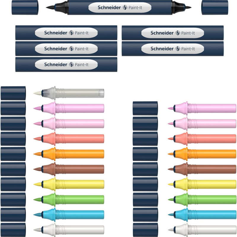 Schneider 040 Paint-It Twinmarker Set of 27