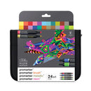 Winsor & Newton Promarkers Mixed Marker Wallet of 24