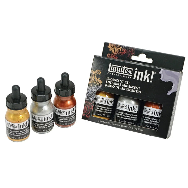 Liquitex Acrylic Inks 30ml - Set Of 3 Iridescent