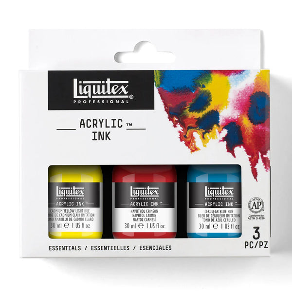 Liquitex 30ml Acrylic Inks Set Of 3 Primary Colours