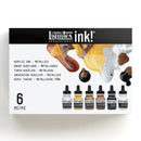 Liquitex 30ml Acrylic Inks Metallics Set Of 6