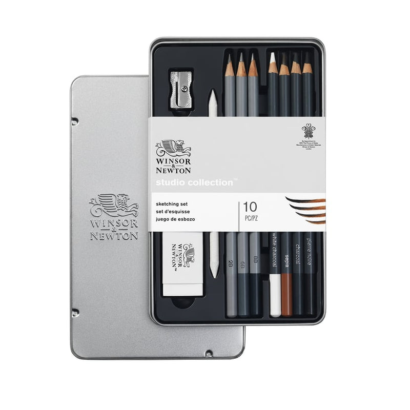 Winsor & Newton Studio Sketching Pencil Tin Sets