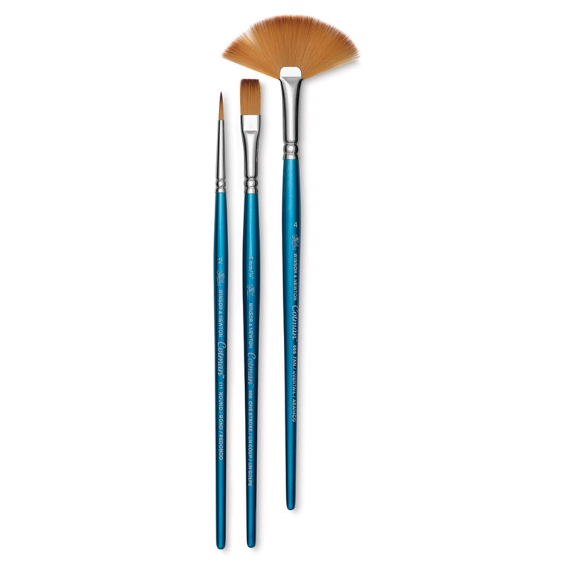 Winsor & Newton Cotman Brush Short Handle V3 - Set Of 3