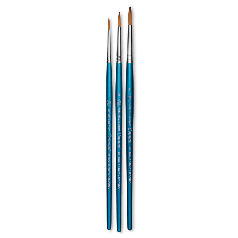 Winsor & Newton Cotman Brush Short Handle V1 - Set Of 3