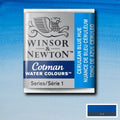 Winsor & Newton Cotman Watercolour Half Pan Paint#colour_CERULEAN BLUE HUE
