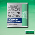Winsor & Newton Cotman Watercolour Half Pan Paint#colour_EMERALD