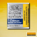 Winsor & Newton Cotman Watercolour Half Pan Paint#colour_GAMBOGE HUE