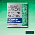 Winsor & Newton Cotman Watercolour Half Pans#Colour_INTENSE GREEN
