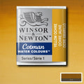 Winsor & Newton Cotman Watercolour Half Pan Paint#colour_YELLOW OCHRE