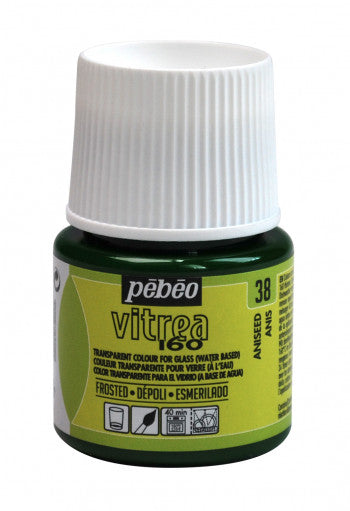 Pebeo Vitrea 160 Frosty Paints 45ml#Colour_ANISEED