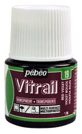 Pebeo Vitrail Transparent Paints 45ml#Colour_RED VIOLET