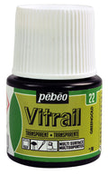 Pebeo Vitrail Transparent Paints 45ml#Colour_GREEN GOLD