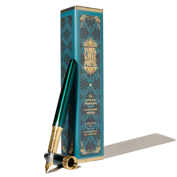 Ferris Wheel Press Joule Fine Fountain Pens#Colour_ENGRAVERS TEAL