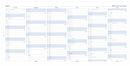 Filofax Year Planner Vertical A4 2025 Refill
