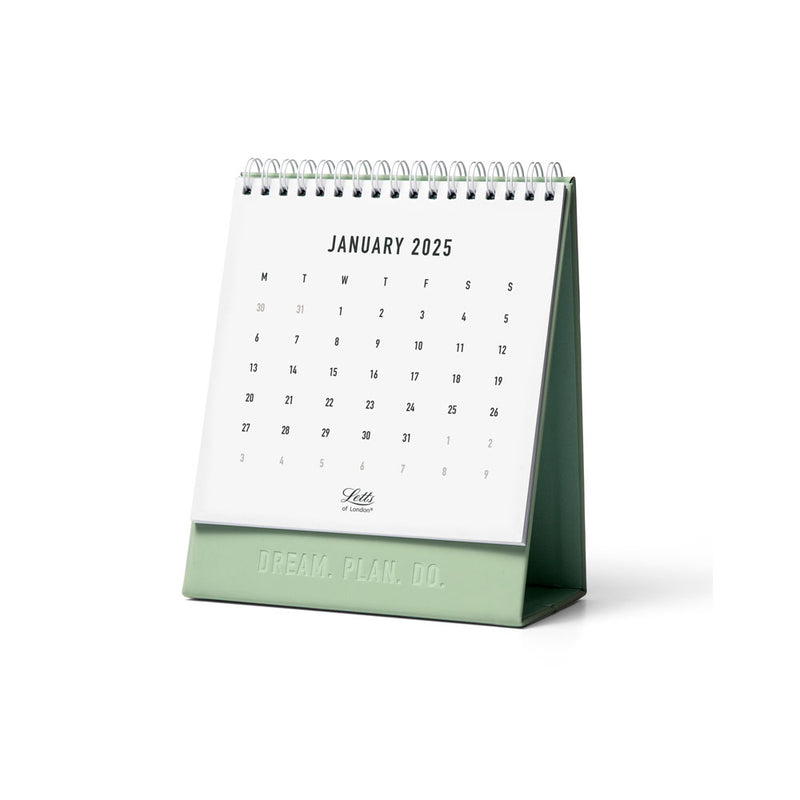 Letts of London 150x180mm Sage Conscious Desk Calendar