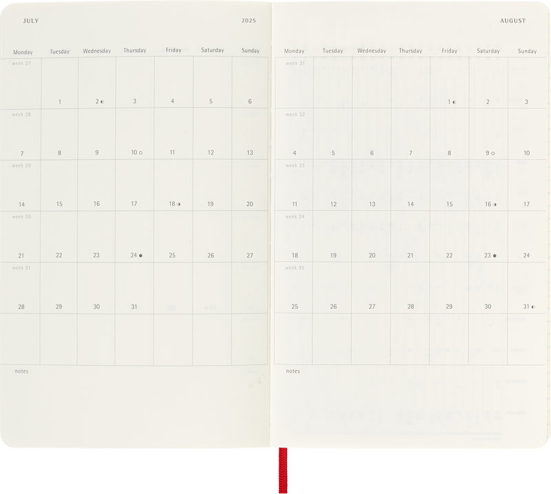 Moleskine 12 Month Daily SC Large Diaries