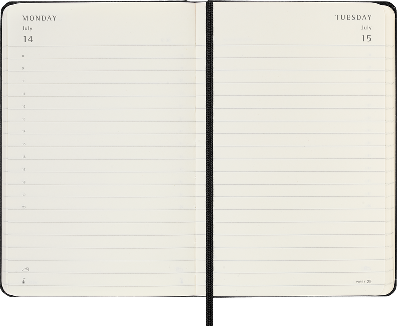 Moleskine 12 Month Daily HC Pocket Diaries