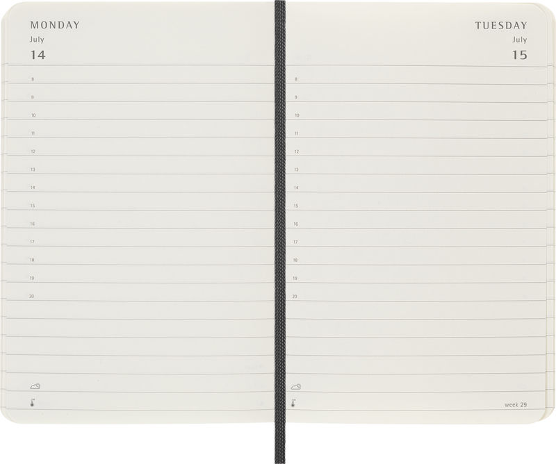 Moleskine 12 Month Daily SC Pocket Diaries