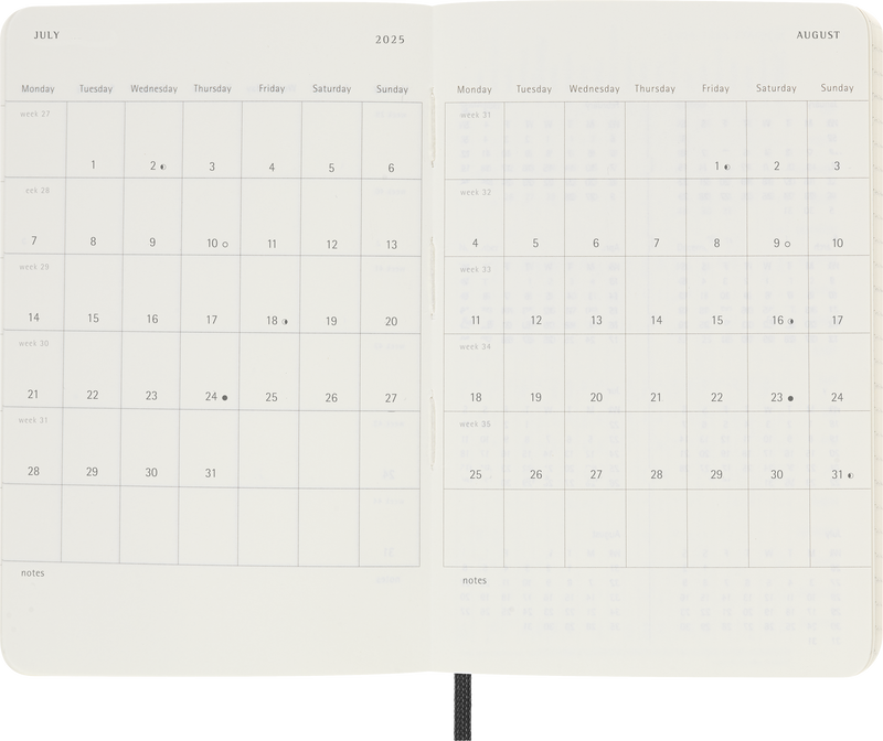 Moleskine 12 Month Daily SC Pocket Diaries