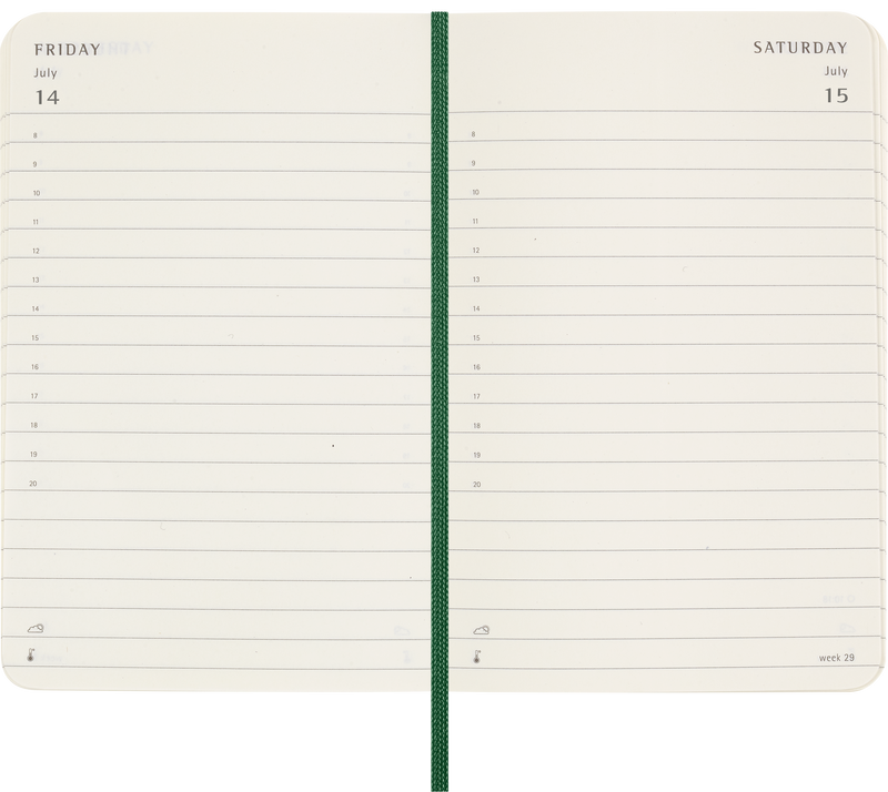 Moleskine 12 Month Daily SC Pocket Diaries