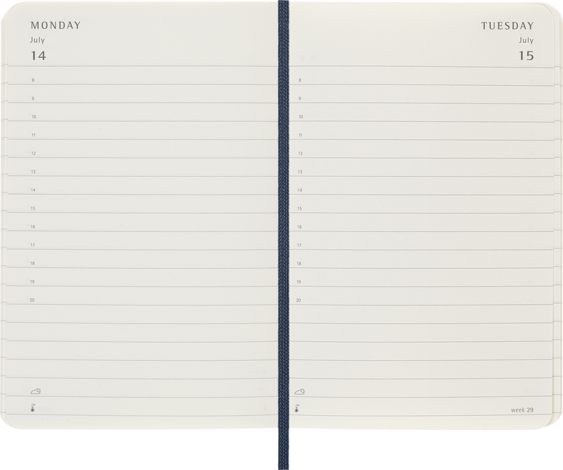 Moleskine 12 Month Daily SC Pocket Diaries
