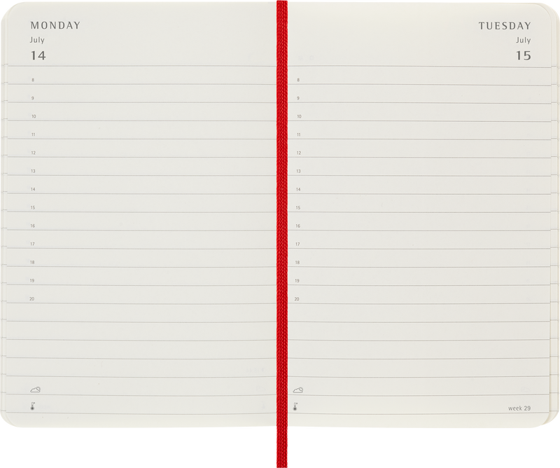 Moleskine 12 Month Daily SC Pocket Diaries
