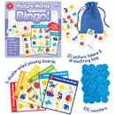 Learning Can Be Fun Picture Words Bingo