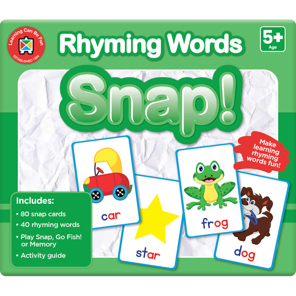 Learning Can Be Fun Rhyming Words Snap