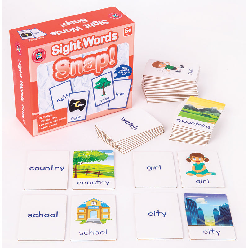 Learning Can Be Fun Sight Words Snap