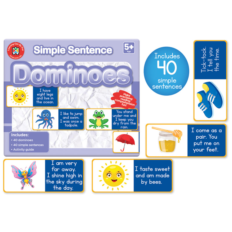 Learning Can Be Fun Simple Sentence Dominoes