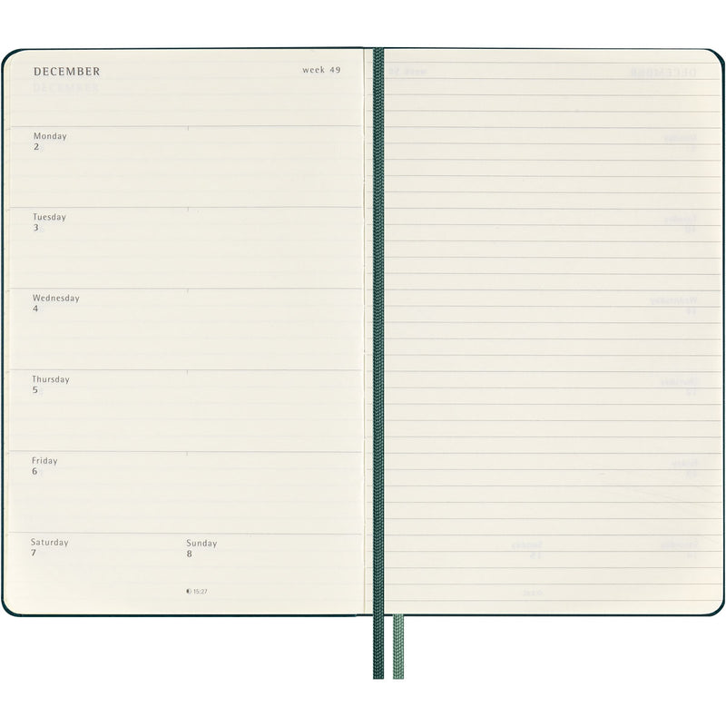 Moleskine 18M Weekly + Notes HC Large Harry Potter Alohomora Odd Year Diary