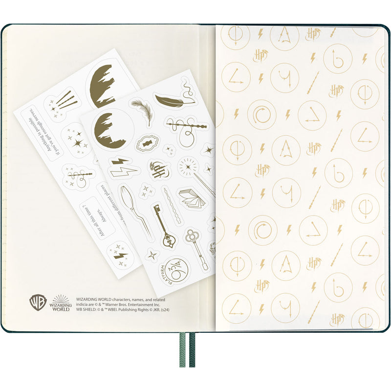 Moleskine 18M Weekly + Notes HC Large Harry Potter Alohomora Odd Year Diary