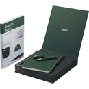Lamy 2000 LE Pine Green Fountain Pen with B5 Notebook Set