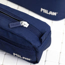 Milan Rectangular 2 Zip 1918 Series Pencil Cases