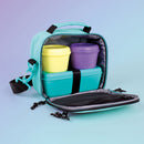 Milan Isothermal 3.5L with 3 Lunch Boxes Sunset Series Food Bags