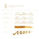Ferris Wheel Press Russet Typecase Fountain Pen Inks