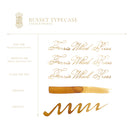 Ferris Wheel Press Russet Typecase Fountain Pen Inks