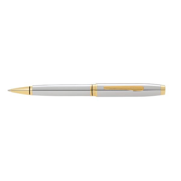 Cross Coventry Polished Chrome with Gold-Tone Ballpoint Pen